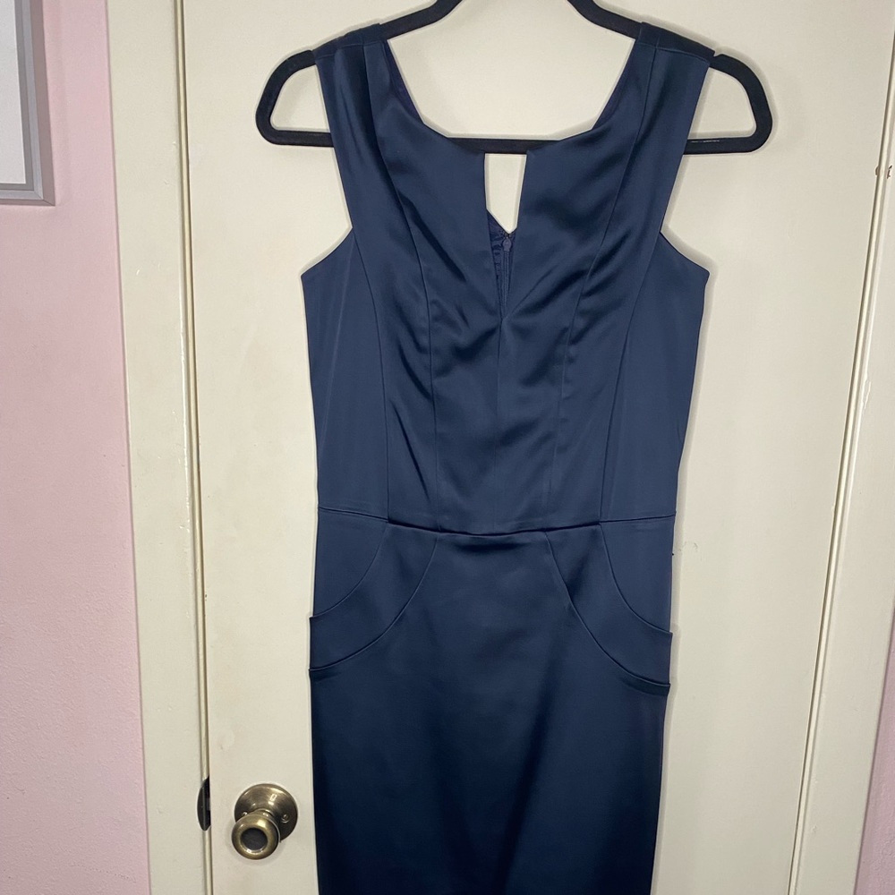 Ellen Tracy Navy Blue Dress